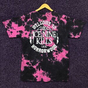 Ice Nine Kills Welcome To Horrorwood Tie-Dye T-Shirt Size Large